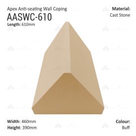 Anti-seating coping AASWC-610 Buff