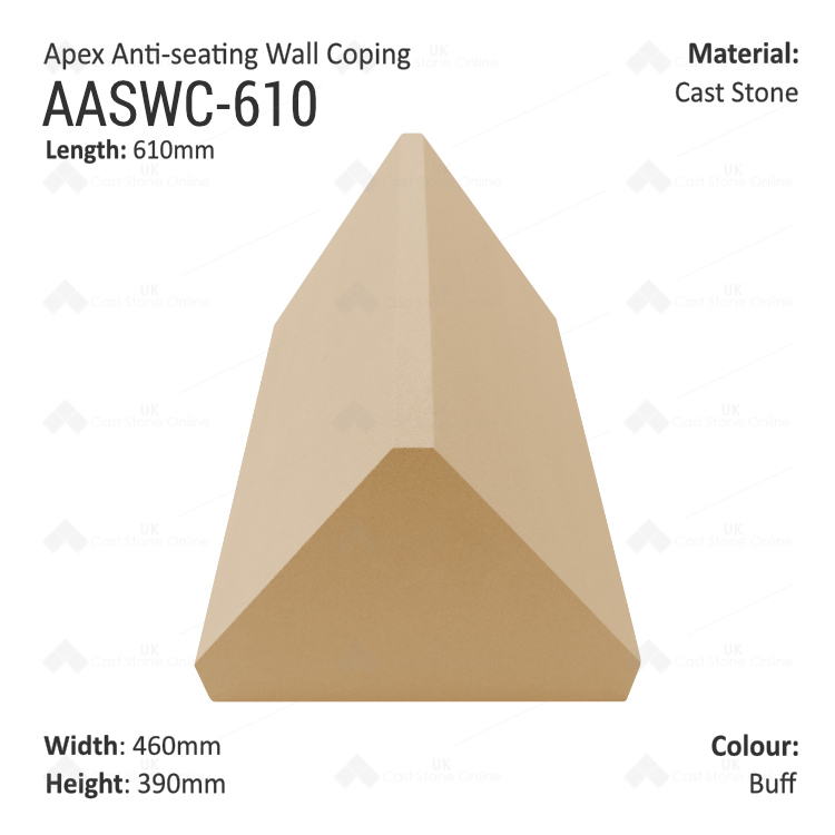 Anti-seating coping AASWC-610 Buff