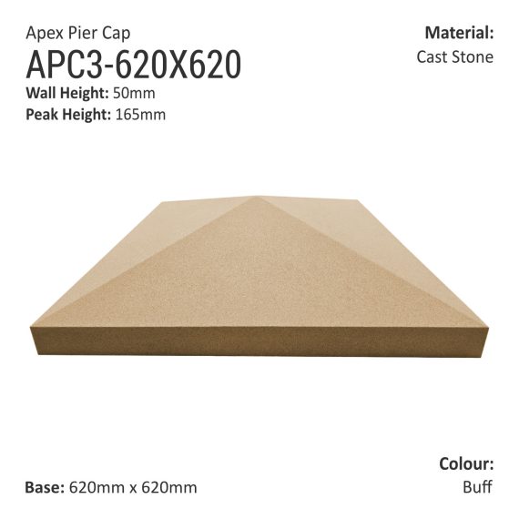 Apex Pier Cap 620mm x 620mm
