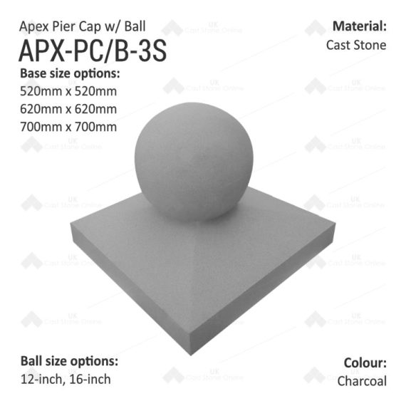 ApexPierCap+Ball_APX-PC-B-3S_Corner-charcoal