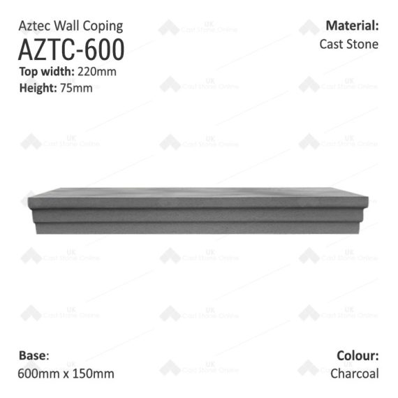 AztecCoping-AZTC-600_front-charcoal