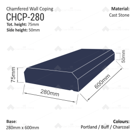 ChamferedCoping_CHCP-280_measures