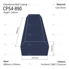ChamferedCoping_CPChamferedCoping_CP54-890-measures54-890_measures