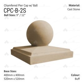 ChamferedPierCap+Ball_CPC-B-2S_Corner-buff