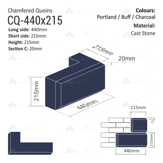 Quoins - Chamfered - Image 4