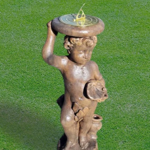 CherubBrassSundial_CBS-U3754-garden