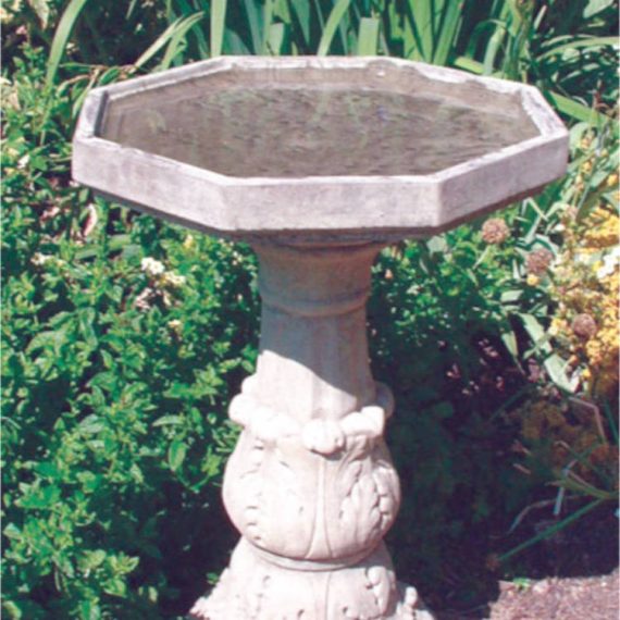 Classical Bird Bath Plain Bowl_CBPB-C4005-garden
