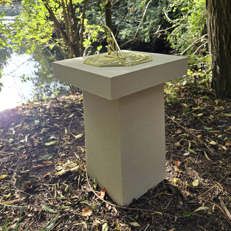 Contemporary Sundial corner side