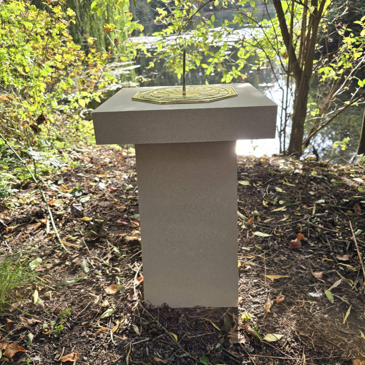 Contemporary Sundial front side