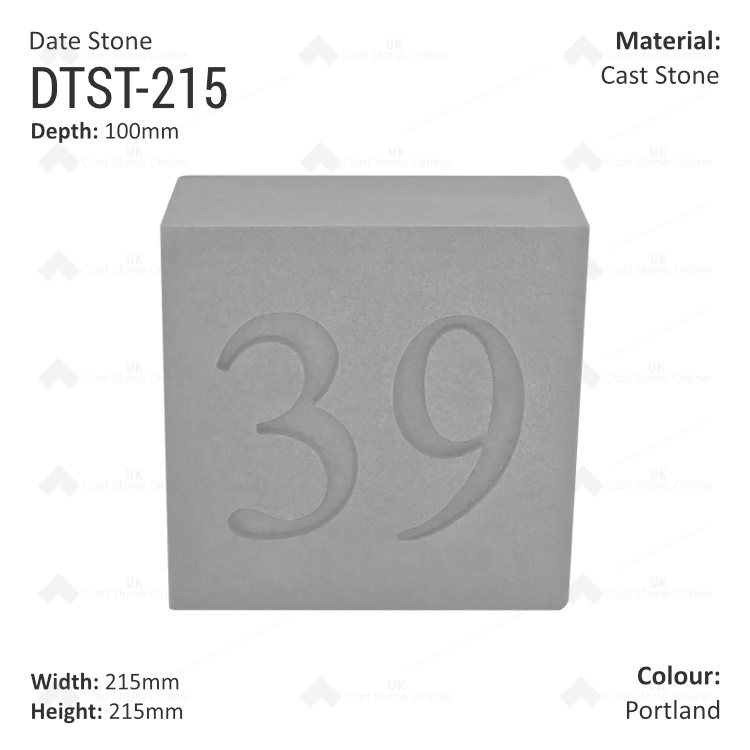 House Number Stone buff portland