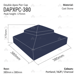 DoubleApexPierCap_DAPXPC-380_measures