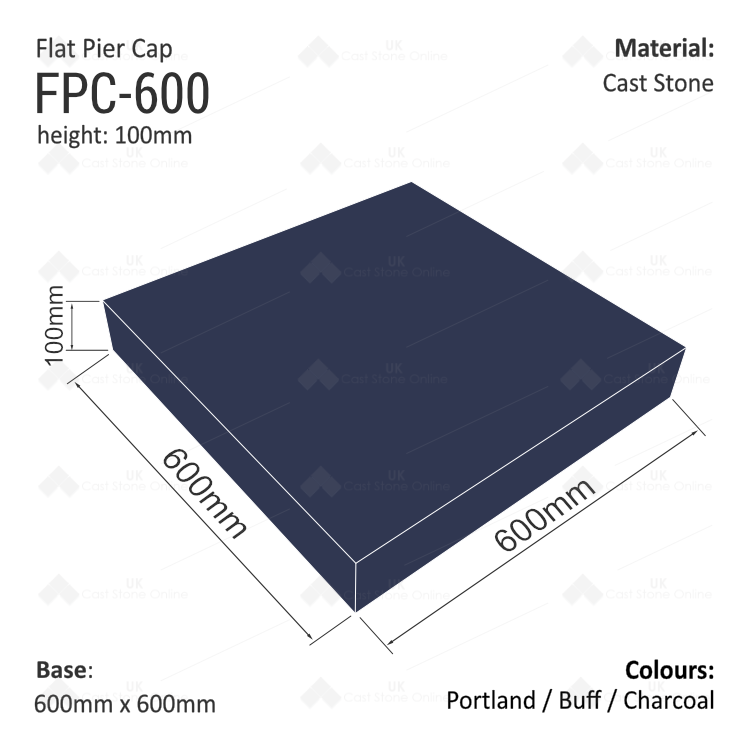 FlatPierCap_FPC-600_measures