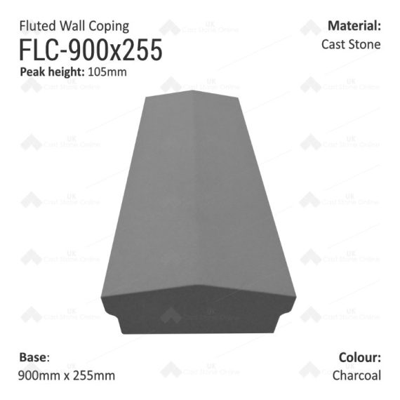 FlutedCoping_FLC-900x225-charcoal