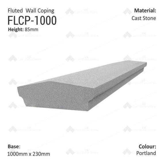 FlutedCoping_FLCP-1000-Portland