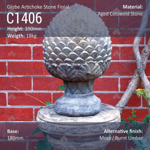 GlobeArtichokeStoneFinial_C1406_C1406_on-plinth