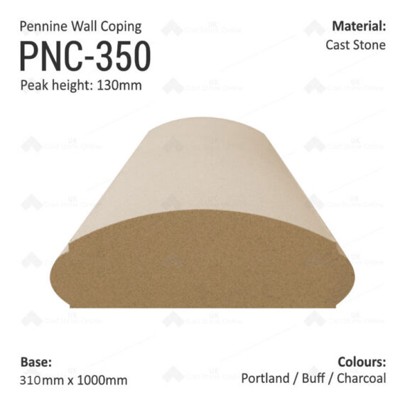 Pennine Wall Coping- 310mm X 1000mm