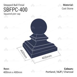 SteppedBallFinial_SBFPC-400-measures