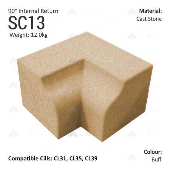 Bullnose String Course (90° Internal Return) SC13