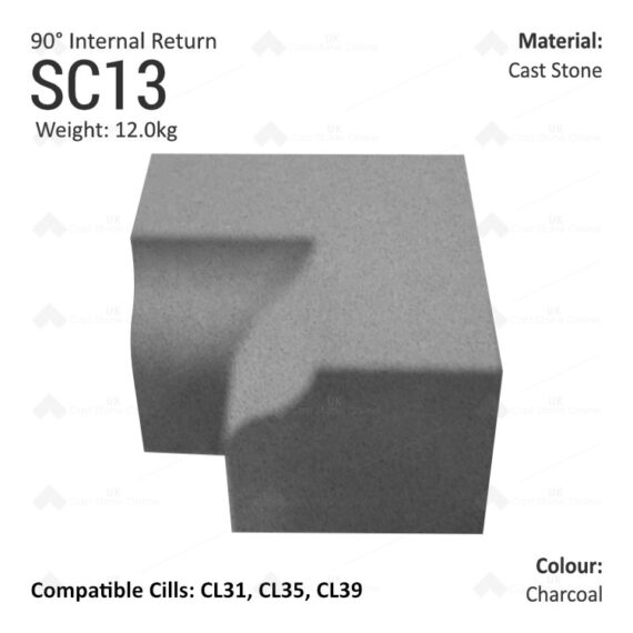 Bullnose String Course (90° Internal Return) SC13 - Image 6