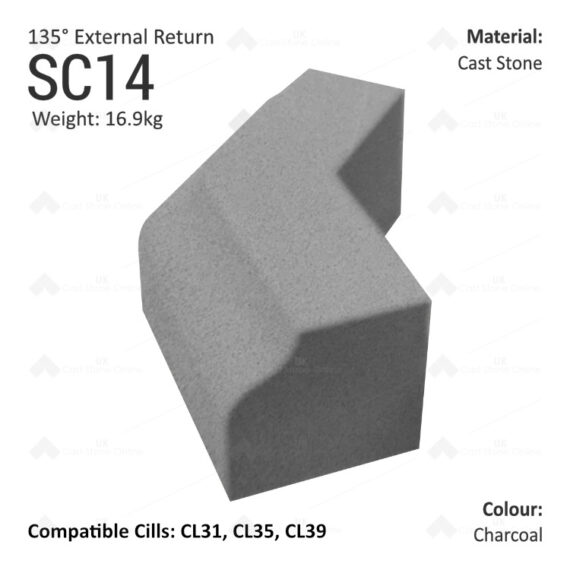 Bullnose String Course (135° External Return) SC14 - Image 6