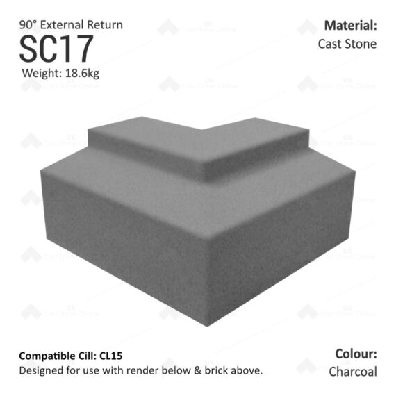 Render To Brick (90° External Return) SC17 - Image 2