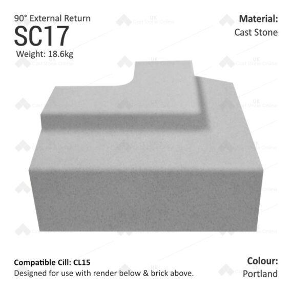 Render To Brick (90° External Return) SC17 - Image 6