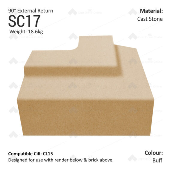 Render To Brick (90° External Return) SC17 - Image 4