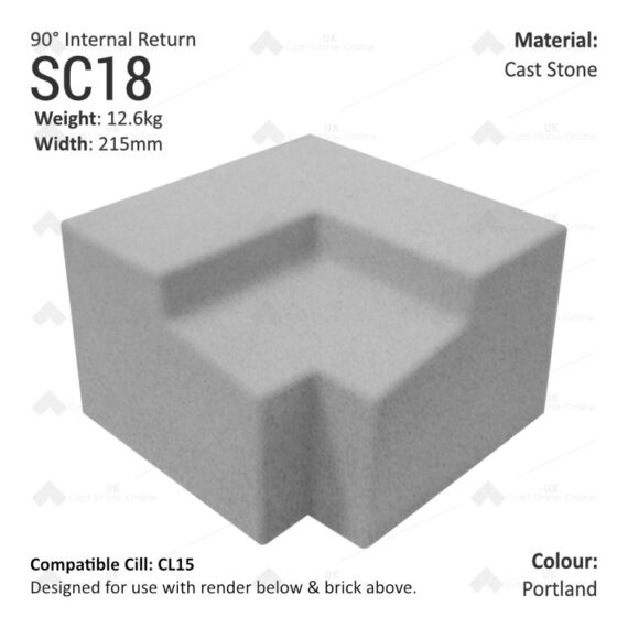 Render To Brick (90° Internal Return) SC18 - Image 3