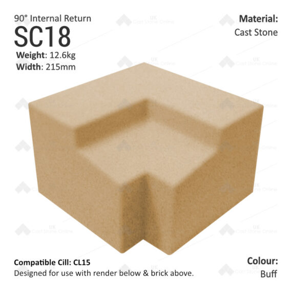 Render To Brick (90° Internal Return) SC18