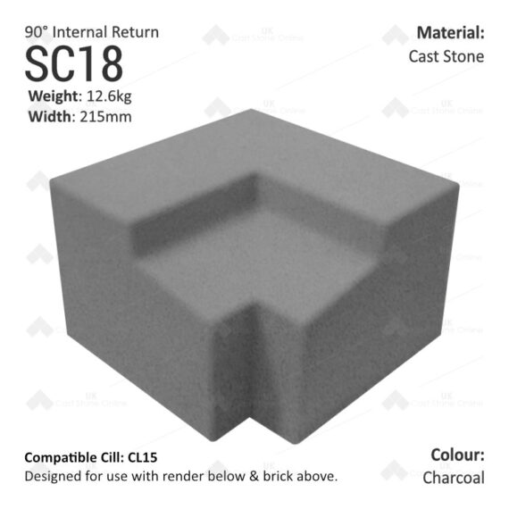 Render To Brick (90° Internal Return) SC18 - Image 2