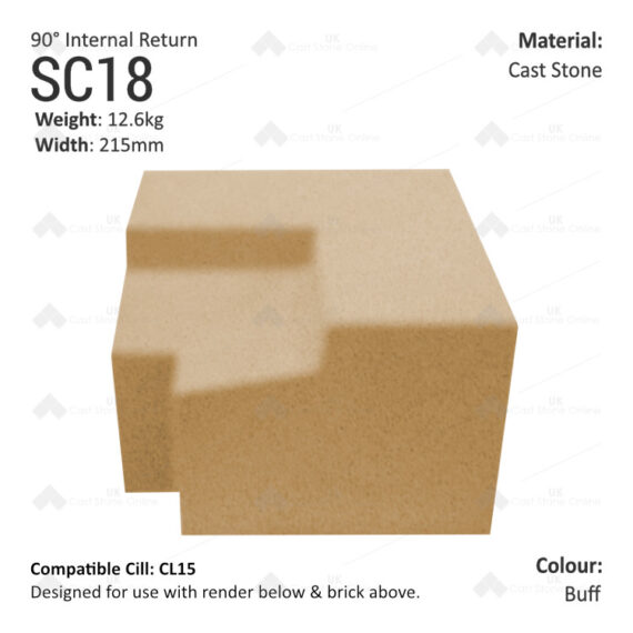 Render To Brick (90° Internal Return) SC18 - Image 4