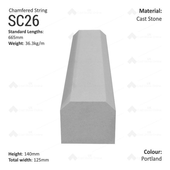 Chamfered String Course SC26 - Image 2