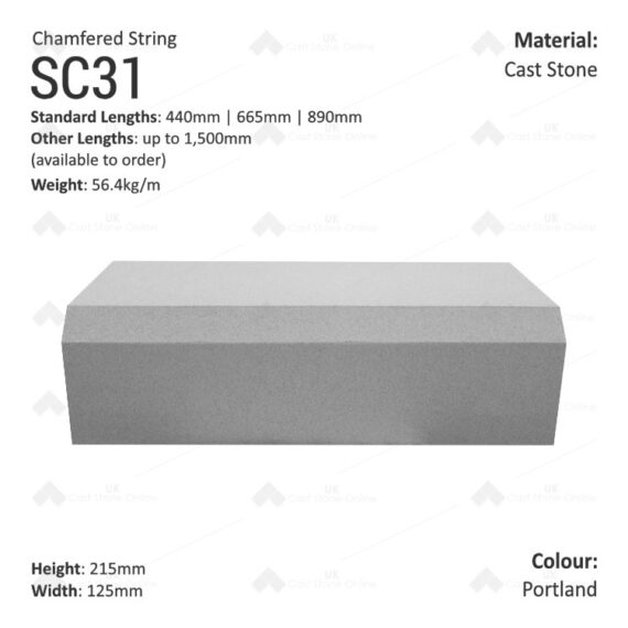 Chamfered String Course SC31 - Image 6
