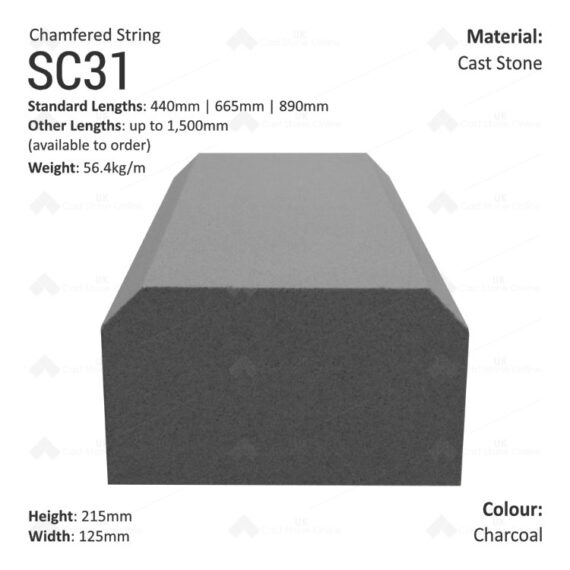 Chamfered String Course SC31 - Image 3