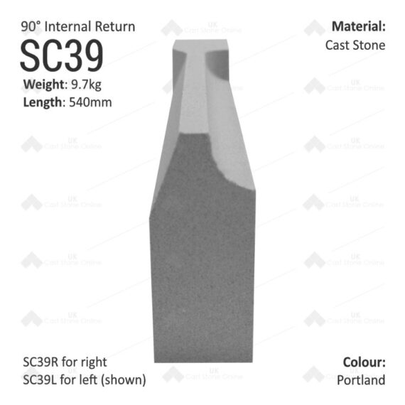 Label String Course (90° Internal Return) SC39 - Image 2