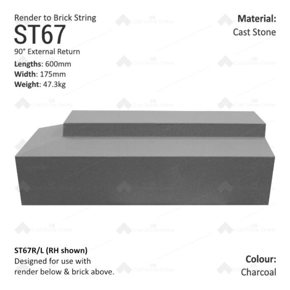 Render To Brick (90° External Return) ST67 - Image 2