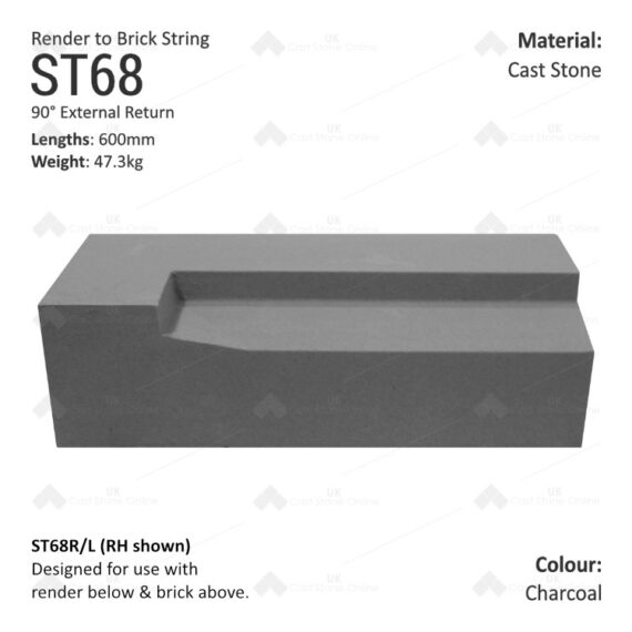 Render To Brick (90° Internal Return) ST68 - Image 2