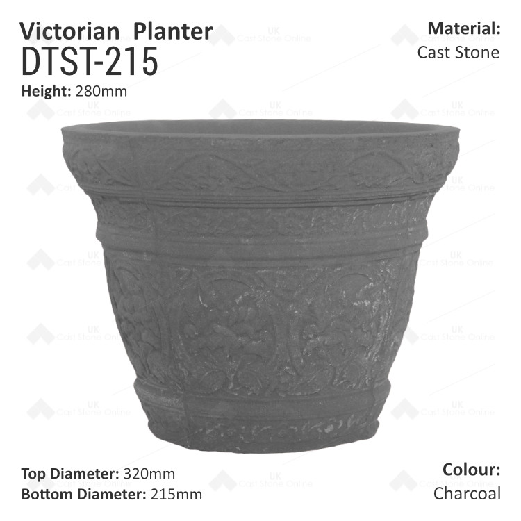 Victorian Planter charcoal
