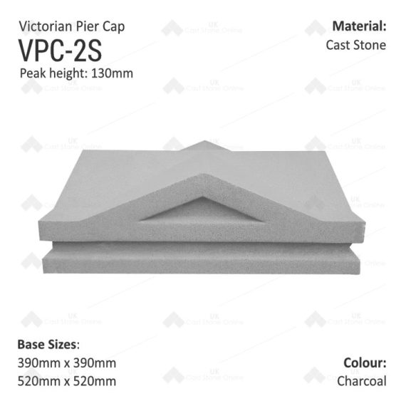 VictorianPierCap_VPC-2S-Front-charcoal