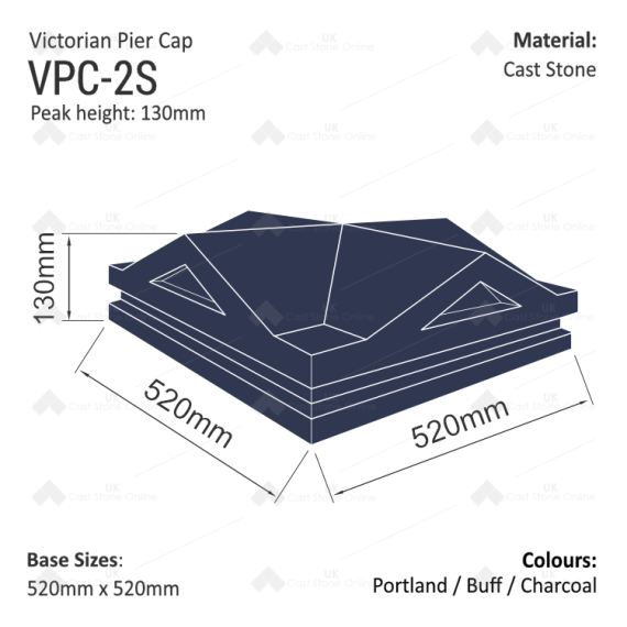 VictorianPierCap_VPC-520_measures