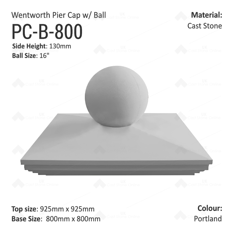 Wentworth Pier Cap+Ball-PC-B-800 front portland