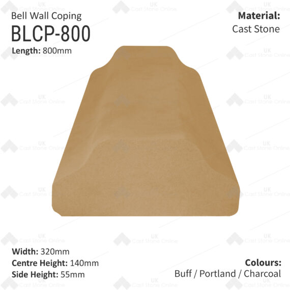 Bell Coping 310mm x800mm x 320mm