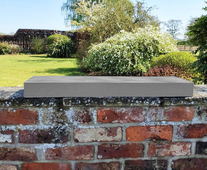 Flat Wall Coping 770mm X 220mm Uk Cast Stone - Capping Stones For Garden Walls