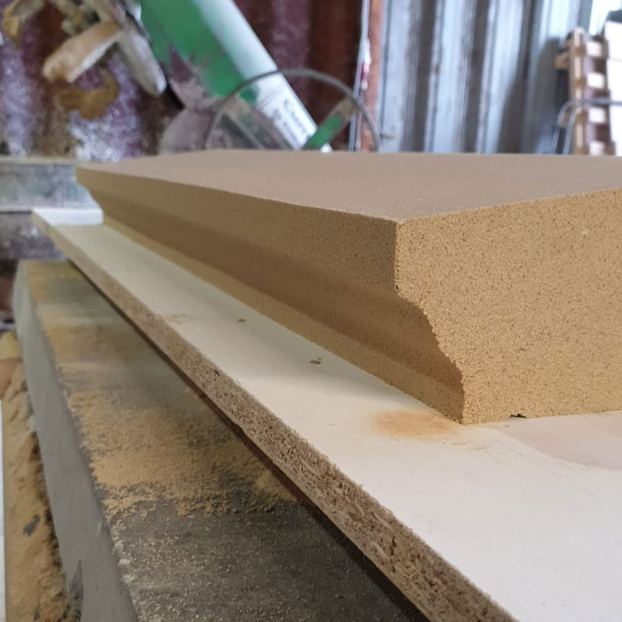 Fluted Wall Coping 900mm x 300mm - UK Cast Stone Online