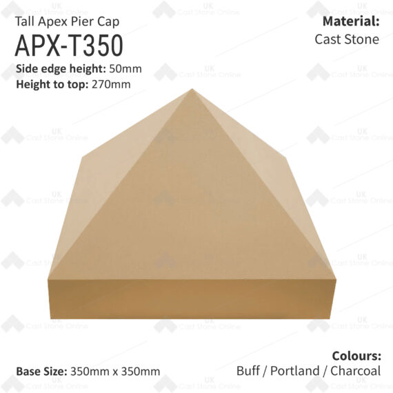 Tall Apex Pier Cap 350 x 350