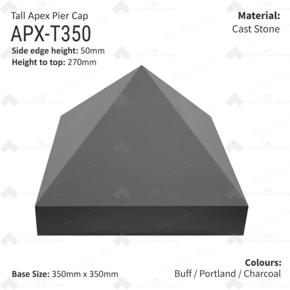 Tall Apex Pier Cap 350 x 350 - Image 3